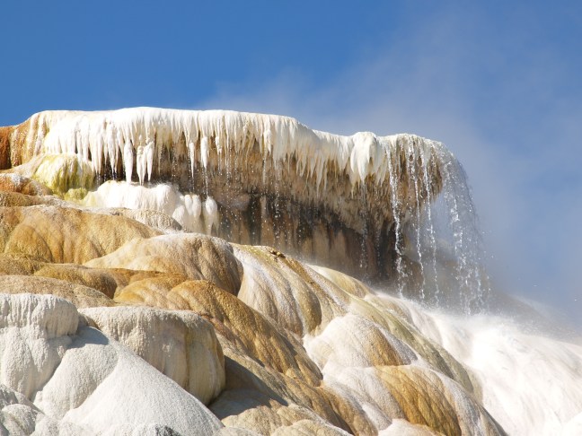 Aqueous Trickery - Hot Springs spillover, Yellowstone, WY